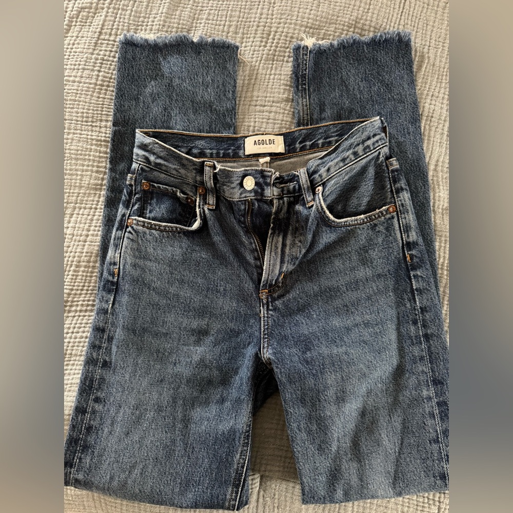 Agolde Cherie High Rise Straight Jeans size 23